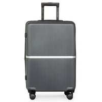 Air Canada - Bagage de soute rigide Laurentian de 24 po - roulettes pivotantes à 360 degrés - anthracite-Le bagage de soute moyen offre un espace de rangement pratique pour les longs voyages