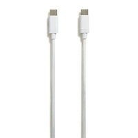NXT Technologies - Câble USB-C tresse, 6 pi, blanc-Câble tresse de 6 pi, resistant aux accrocs et aux enchevêtrements