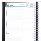 Blueline - 2026 Agenda quotidien Essential - 11 po x 8-1/2 po - Noir - Bilingue-Section "Choses à faire" sur chaque page à droite