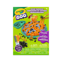 Crayola - Ensemble Chirurgien du cerveau GOO-Ensemble de jeu chirurgien du cerveau goo crayola : comprend tout le nécessaire pour des heures de plaisir créatif avec la glu - moule de cerveau, outils chirurgicaux, 2 mini pots de rangement, sachets de poudre à goo, outil d'extraction, cuillère à mesurer, pinces et p'tits extras - tout ce qu'il faut pour des heures de plaisir créatif