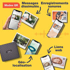 Fujifilm - Imprimante pour smartphone Instax Link Wide - blanc-Permet l'impression de photos de 3 x 5 po
