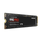 Samsung - 990 PRO Disque SSD interne NVMe M.2 PCIe 4.0 de 2 To-Mémoire de stockage Samsung V-NAND 3 bits MLC et mémoire cache SDRAM DDR4 basse consommation Samsung 2 Go