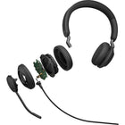 Jabra - Casque stéréo filaire USB-C supra-auriculaire Evolve2 40 SE avec câble d'extension - Unified-3 micros intégrés