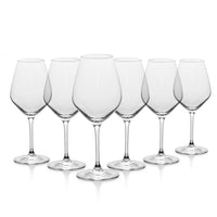 Table 12 Ensemble de 6 verres à vin blanc - 14,5 oz - compatibles avec le lave-vaisselle-Ensemble de 6 pièces : 6 verres à vin blanc de 420 ml (14,5 oz).