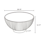 Manhattan Comfort - Ensemble de 2 tables : table basse Anderson moderne 71,5 cm et table d’appoint 46,8 cm - Vert-Détails uniques en similicuir plissé apportant un design moderne à votre intérieur