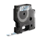 DYMO - Ruban d'étiquettes D1, 9 mm (3/8 po), noir sur transparent-Polyester durable autocollant