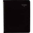 AT-A-GLANCE - Agenda mensuel 2026 - 8 3/4 po H x 6 7/8 po l - noir - bilingue-12 mois : janvier 2026 à décembre 2026