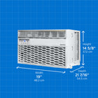Danby - Climatiseur de fenêtre de 10 000 BTU, blanc-Un puissant ventilateur à 3 vitesses fait circuler l'air