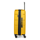 Swiss Mobility 26, 5 po LAX Valise moyenne rigide - Jaune-Poignée supérieure renforcéeet poignée latérale