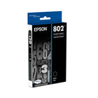 Epson - T802 Cartouche d'encre - Capacité standard - Noir-Qualité photo supérieure à celle des photos de labo