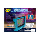 Crayola - Tableau luisant animé-Animation sur deux panneaux : dessinez sur deux panneaux et illuminez-les en séquence pour créer une animation lumineuse!