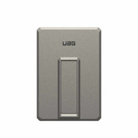UAG - Batterie Ultra Fine 5K mAh + Support, Titane-Compatible MagSafe pour un alignement magnétique facile