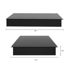 Nexera - Lit plateforme double Valere , Noir-7