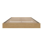 Nexera - Lit plateforme Queen, Érable naturel-Accommode un matelas standard de format Queen.  Sommier non requis. Capacité de charge: 500 lbs
