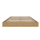 Nexera - Lit plateforme Queen, Érable naturel-Accommode un matelas standard de format Queen.  Sommier non requis. Capacité de charge: 500 lbs