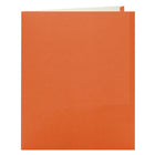 Staples - Porte-document à deux pochettes - format lettre - orange-Pas d'attache