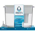 Système de filtration d’eau Brita en distributeur UltraMax gris de 27 tasses avec 1 filtre de rechange-SYSTÈME DE FILTRATION D’EAU EN DISTRIBUTEUR DE 27 TASSES: Ce très grand distributeur UltraMax d’une capacité de 27 tasses est offert avec un filtre Brita standard
