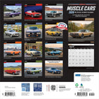 Plato - 2026 Muscle Car Américains Officiel Calendrier mural Suspendu Mensuel - 30,5 cm l x 61 cm H - Anglais-Conception Durable - Le papier robuste et de haute qualité empêche le froissage et le débordement de l'encre, et la reliure durable assure la longévité tout au long de l'année