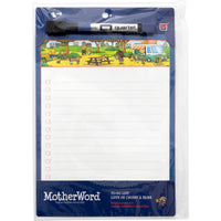 MotherWord - Carreau effaçable à sec liste de choses à faire non daté - 9 po H x 7 po l - bilingue-Format de carreau : 9 po H x 7 po l