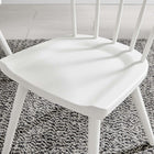 Modway - Sutter Fauteuil d’appoint de salle à manger Ensemble de 2 - Blanc-Capsules de pied non marquées