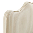 Modway - Athena Rayé Tissu tapis Tête de lit pleine grandeur, Rayures d’avoine-8