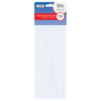 Creative Start - Lettres, chiffres et symboles autocollants - 1/2 po - Blanc - Paquet de 1038-Cet ensemble comprend 1038 lettres, chiffres et symboles autocollants pour créer une signalisation détaillée et personnalisable