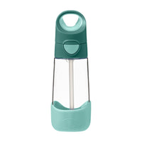 b.box - Bouteille Tritan - 450ml - Forêt Émeraude-Forme triangulaire unique, facile à saisir pour les enfants