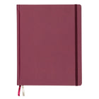 TRU RED - Journal à couverture rigide, pages réglées, grand format, couleurs variées-Couverture rigide en cuir synthétique