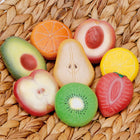 Yellow Door - Pierres de jeu sensorielles aux fruits, lot de 8-Idéal également pour les jeux de rôle en intérieur