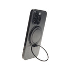 TUFF8 - Support annulaire ultra-mince à 360° Sidekick MagSafe - noir-C'est un support polyvalent