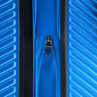 Reebok - GO Collection Grande valise rigide - Bleu-Poignées de chariot avec mécanisme de verrouillage à bouton-poussoir verrouillable dans plusieurs positions