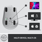 Logitech MX Anywhere 3 - Souris sans fil - Gris pâle-Contrôlez plusieurs appareils d’un simple clic avec une souris à flux activé. Déplacez le curseur du bord de l’écran à un autre pour passer de Windows à Linux et macOS