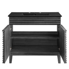 Modway - Render 36" Vanette de salle de bain - Noir charbon-8