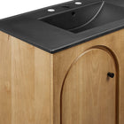 Modway - Appia 36" Vanette de salle de bain - Noir de chêne-8