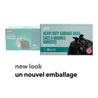 Perk - Sacs à ordures robustes - 26 x 32 1/2 po - noir - Paquet de 150-Garantie Perk pour une plus grande tranquillité d'esprit