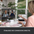 Logitech - Brio 500 Webcam HD avec Expo Auto, Cadrage Auto- Rose-10