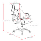 Chaise de bureau de direction en similicuir de CorLiving - Noir-Les roulettes offrent une grande mobilité, adaptées aux sols durs ou aux moquettes