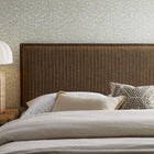 Modway - Camille Mélange de lin rembourré Tête de lit King Size - Bande de Terre-Detailing des coutures françaises