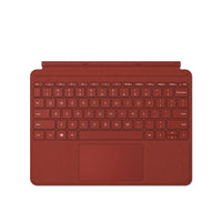 Microsoft - clavier Signature Type Cover pour Surface Go – rouge coquelicot – anglais-QWERTY, gamme complète de touches de fonction (F1 à F12)