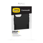 Otterbox - Étui Commuter MagSafe Noir pour iPhone 16-Pare-chocs autour de la caméra pour protéger contre les impacts violents