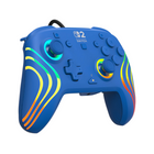 Turtle Beach - Manette de gaming RGB filaire Afterglow Wave pour Nintendo Switch 2 - Bleu-Huit zones RGB avec quatre modes prédéfinis pour des combinaisons d'éclairage dynamiques  