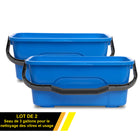 Gritt Commercial - Seau pour nettoyage de vitres et usage général - 11,4 Litres - Paquet de 2-Construction robuste en plastique durable