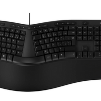 Incase par Microsoft - Clavier ergonomique - Français canadien - Noir-Conçu par Microsoft
