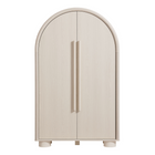 Modway - Bellamy Arqué Armoire de bureau pliante - Frêne-Tige de support de bureau en métal