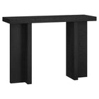 Hudson&Canal - Console Dimitra 42" L - Grain noir-Un design transitionnel moderne pour votre entrée, votre salon, votre bureau et plus encore