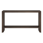 Hudson&Canal - Console Osman 55" de largeur par - Brun aulne-La table est fabriquée à partir de matériaux MDF de haute qualité et durables