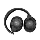 JBL - Tune 760NC Casque circum-auriculaire sans fil à réduction de bruit - Noir-Batterie : Lithium-ion polymère / Temps de charge : < 2 heures pour une charge complète / Autonomie avec Bluetooth activé et RBA activée : 35 heures (RBA désactivée : 50 heures)