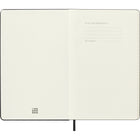 Moleskine - Agenda semainier  Classic18 mois 2025-2026 - couverture rigide - grand format (12 -7 x 21 cm) - noir - 208 pages-Papier sans acide couleur ivoire 70 g/m²