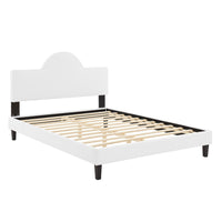 Modway - Soleil Performance Velvet Lit King, Blanc-Lit King