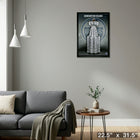 Edmonton Oilers 20x29 Stanley Cup - Toile encadree - 22" x 31"-Prêt à accrocher - livré entièrement assemblé